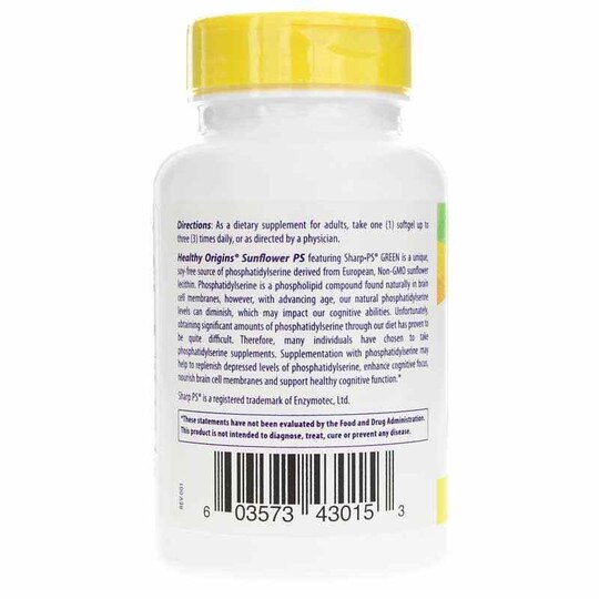 Sunflower PS Phosphatidylserine 100 Mg, HLO